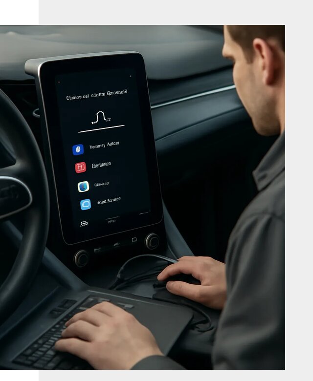 Установка приложений Lynk Co на автомобиль в Химках