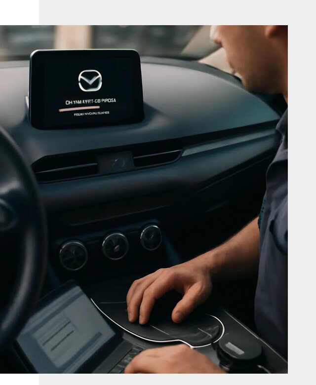 Установка приложений Mazda на мультимедийную систему в Химках